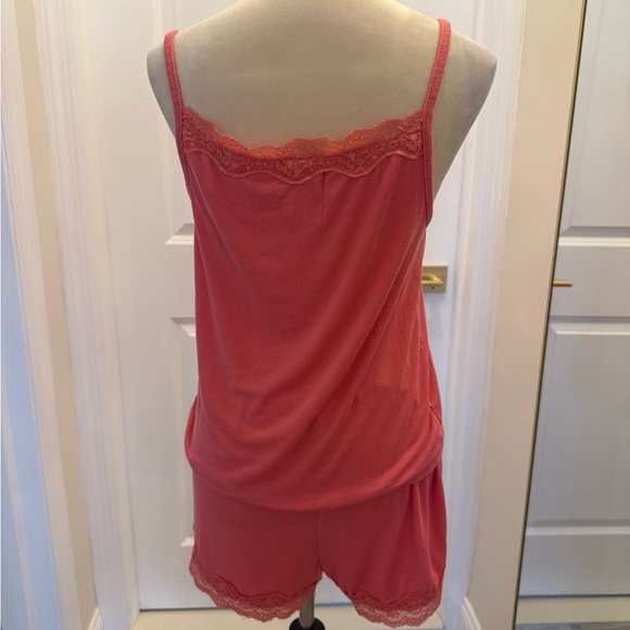 AUDEN MEDIUM PJ SET SHORTS TANK TOP CORAL - Picture 5 of 8